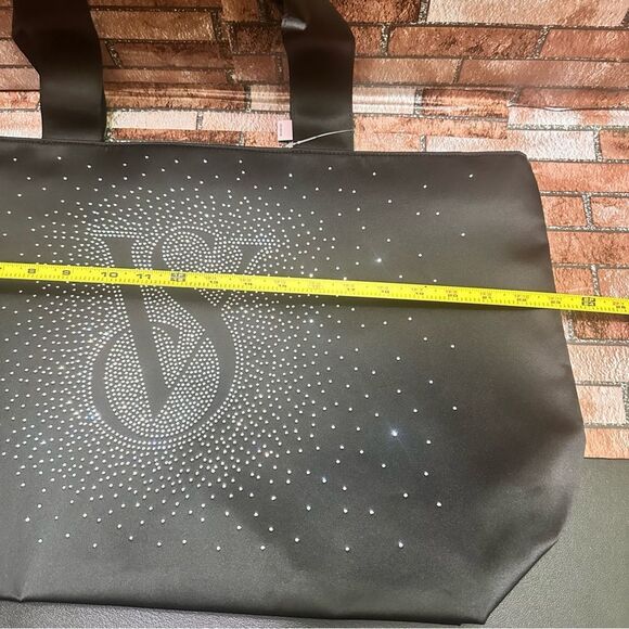 Victorias Secret shine Tote Black Bag - Picture 6 of 9